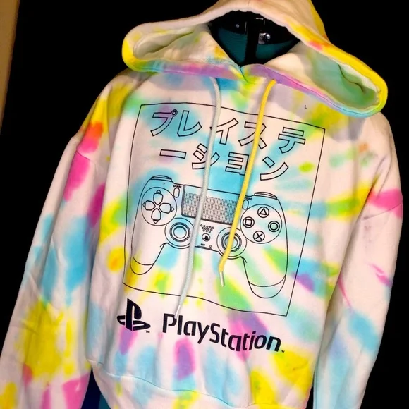 American Eagle Outfitters Jackets Coats American Eagle Women Playstation Hoodie Multicolored Poshmark